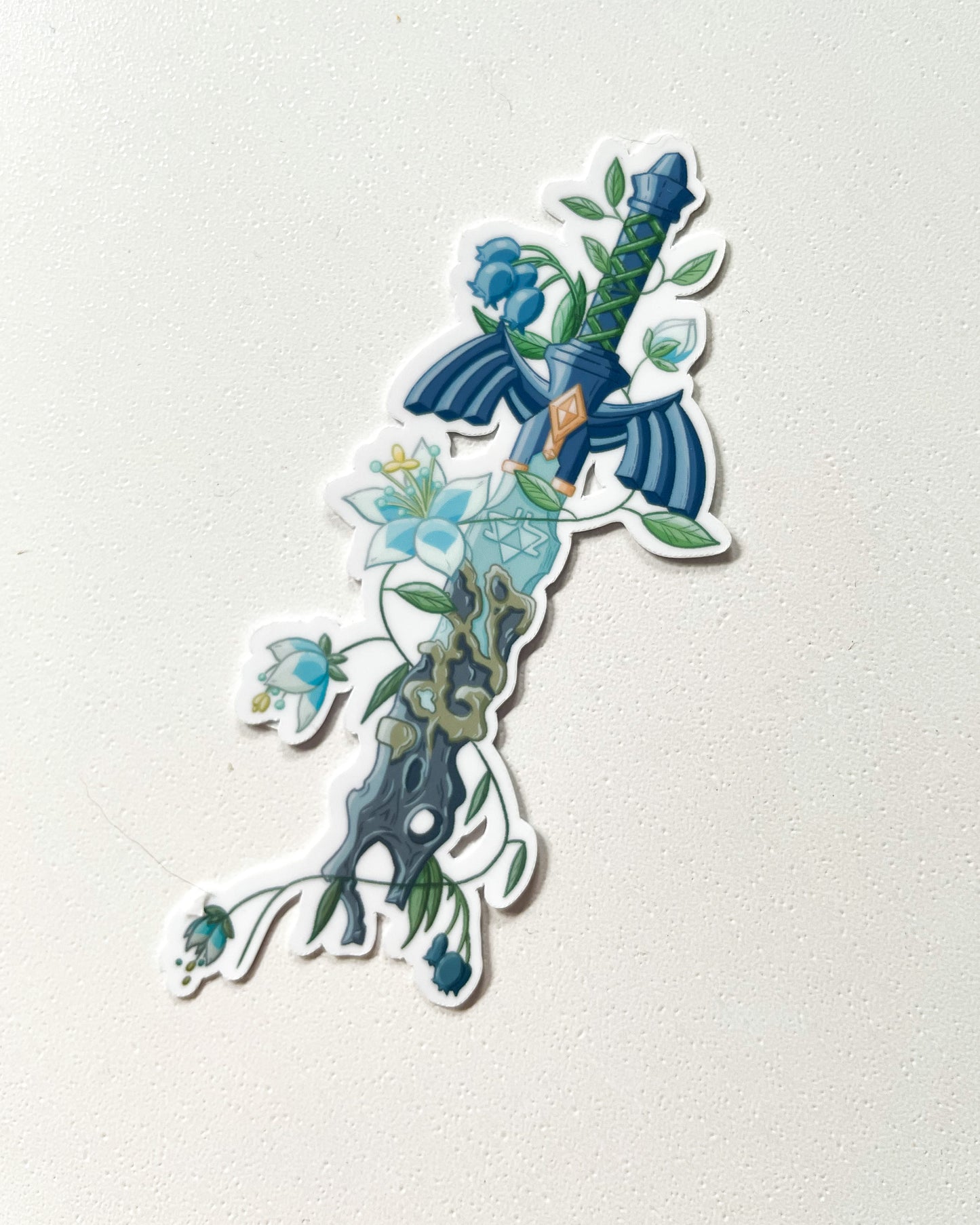 Decayed Hero's Sword Waterproof Die Cut Sticker