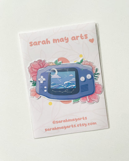 游戏女孩防水模切贴纸