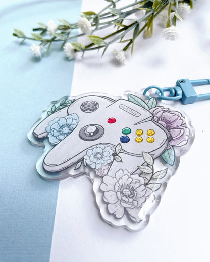 Three-Pronged Controller Keychain
