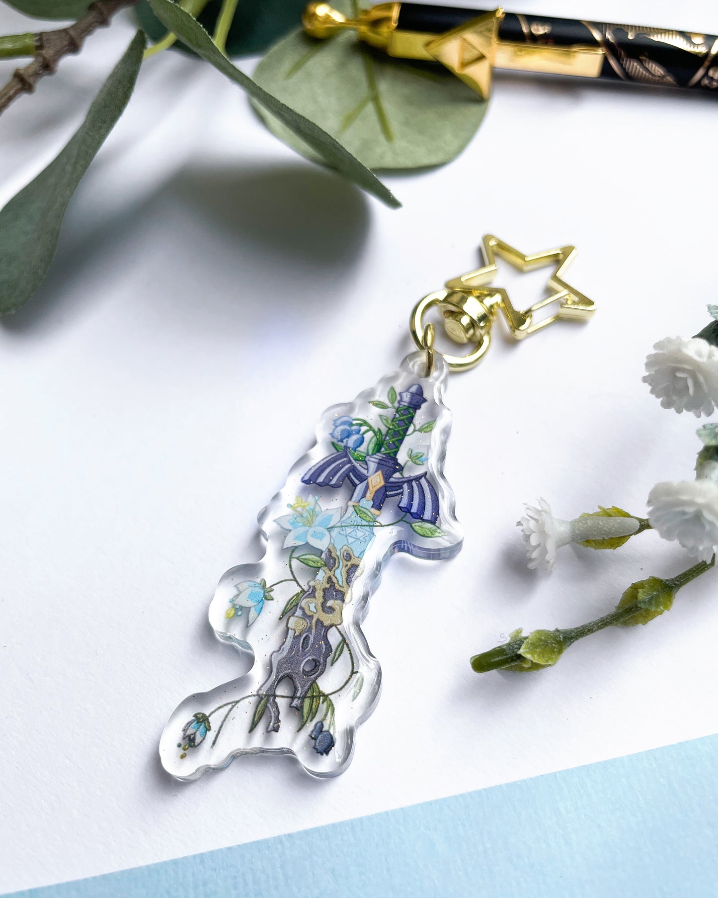 Decayed Hero's Sword Keychain