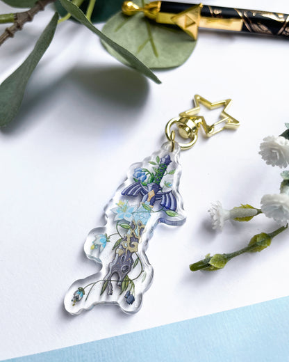 Decayed Hero's Sword Keychain
