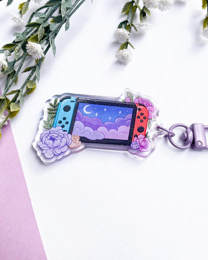 掌上游戏机钥匙扣