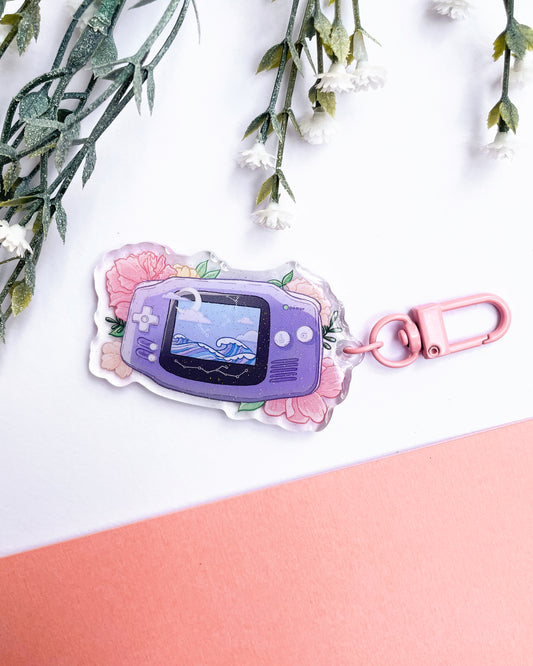 Game Girl Keychain