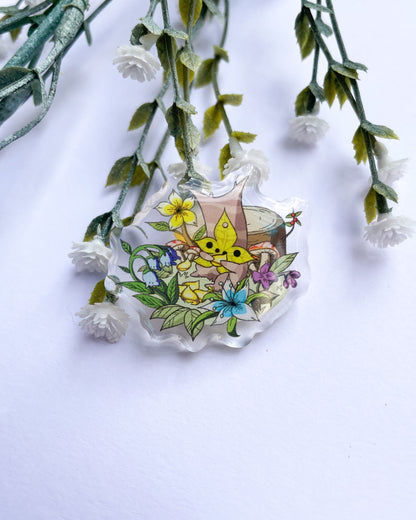 Yahaha! Garden Acrylic Pin