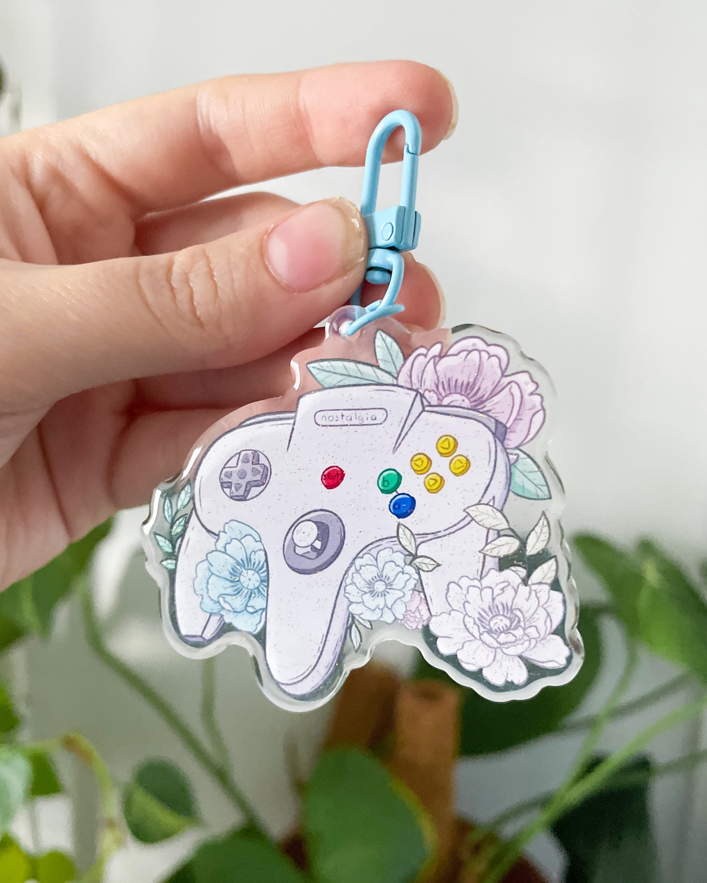 Three-Pronged Controller Keychain