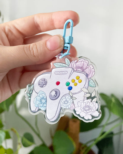 Three-Pronged Controller Keychain