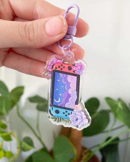 掌上游戏机钥匙扣