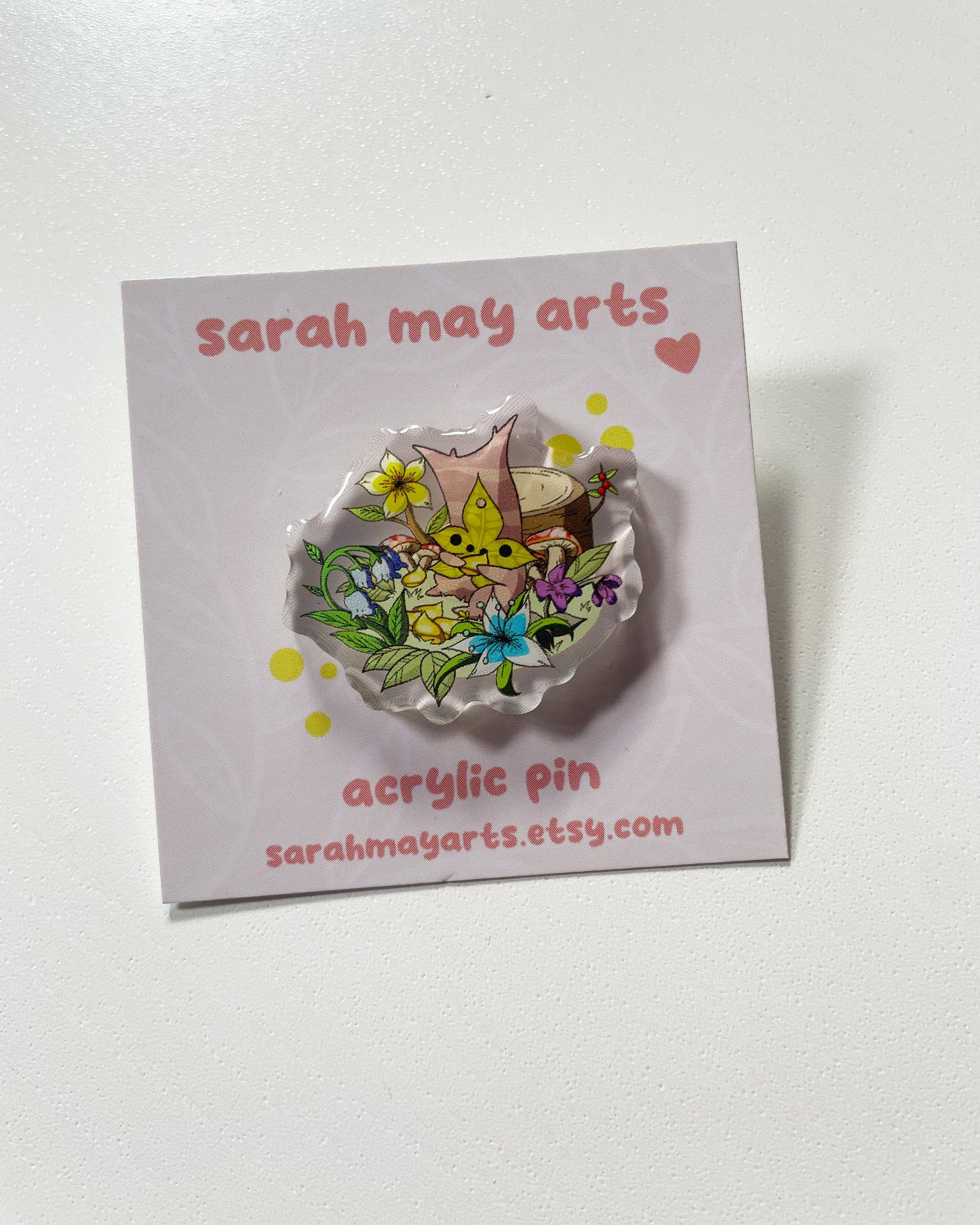 Yahaha! Garden Acrylic Pin