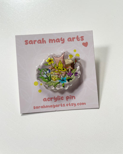Yahaha! Garden Acrylic Pin