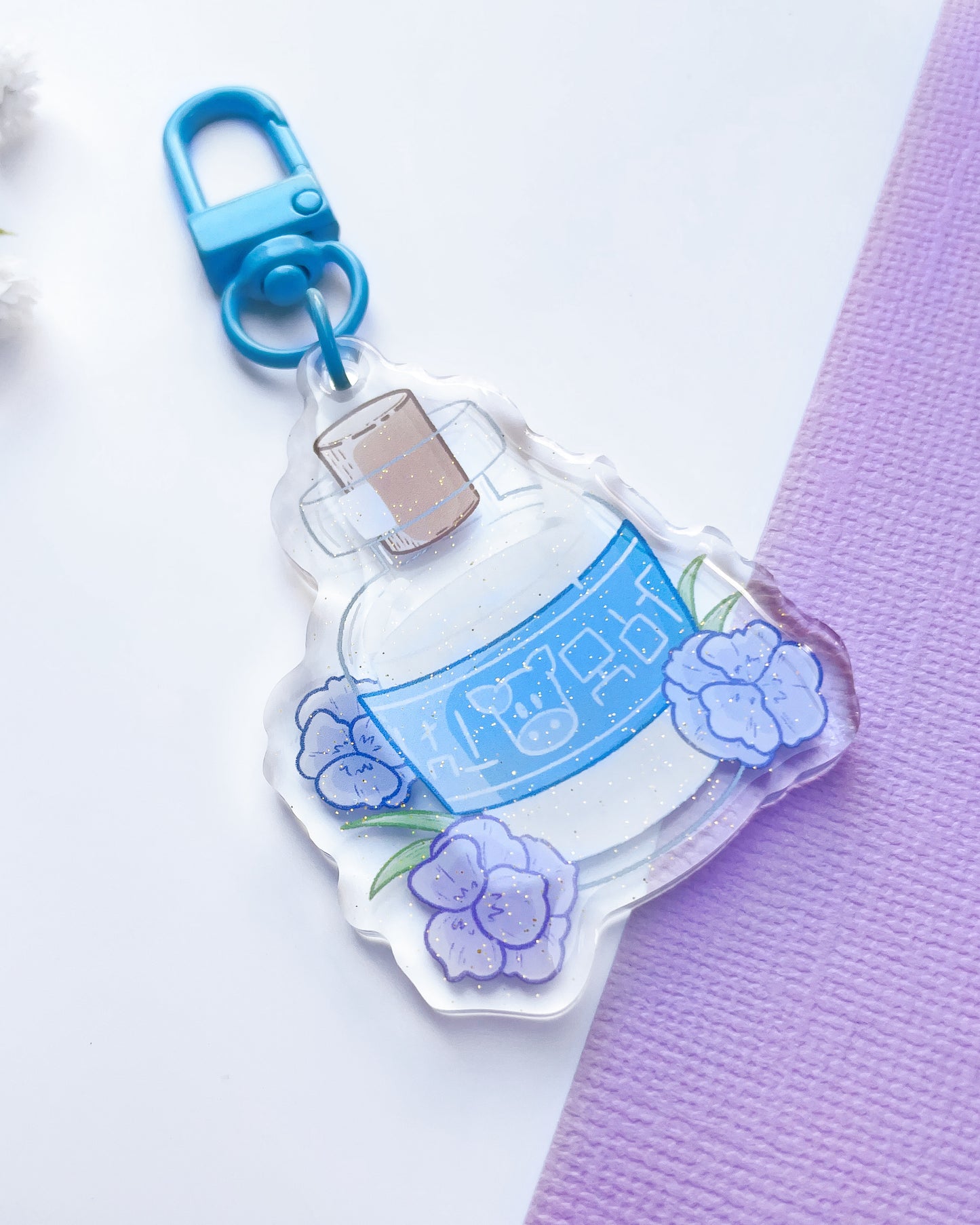 Milk Bottle Keychain