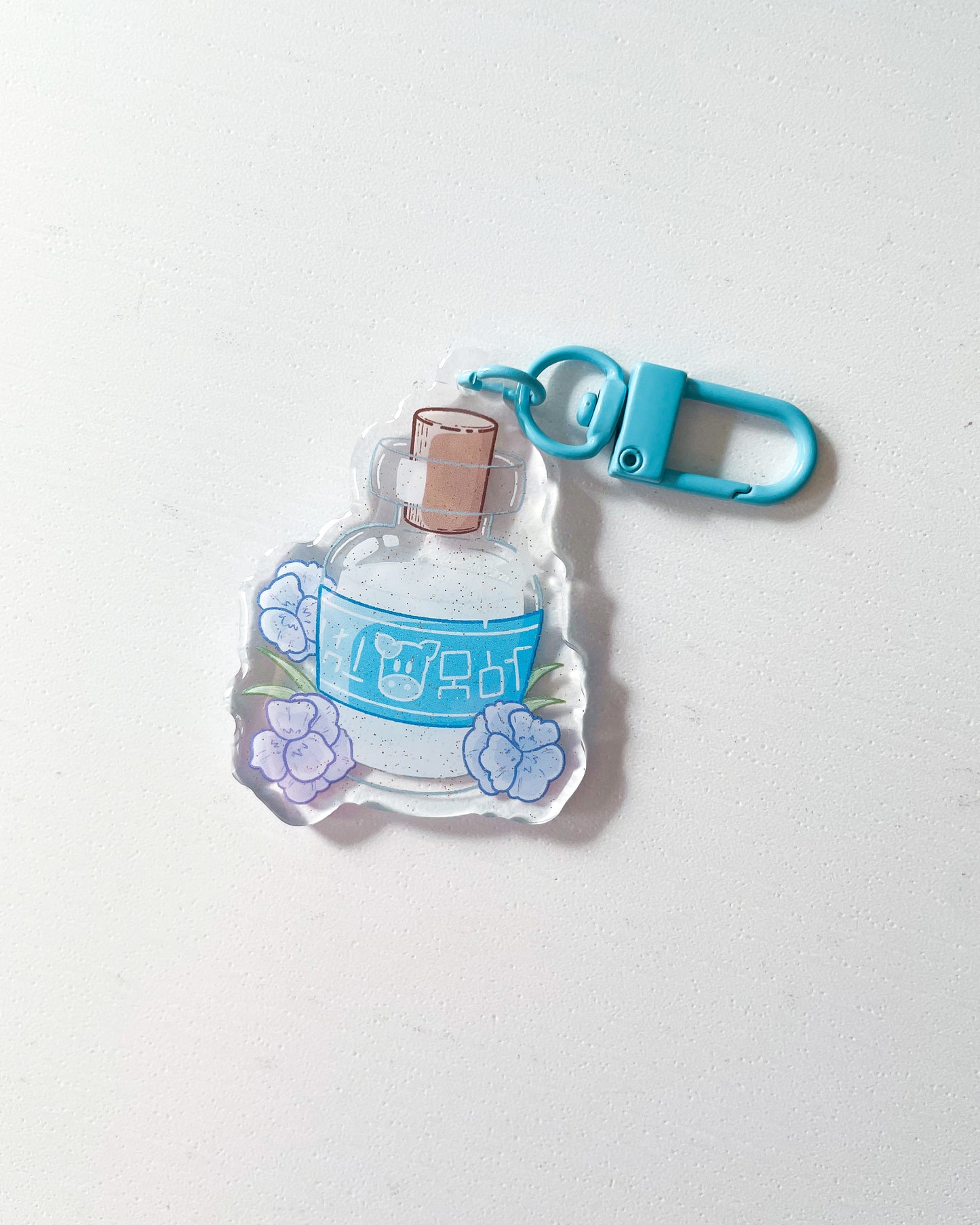 Milk Bottle Keychain