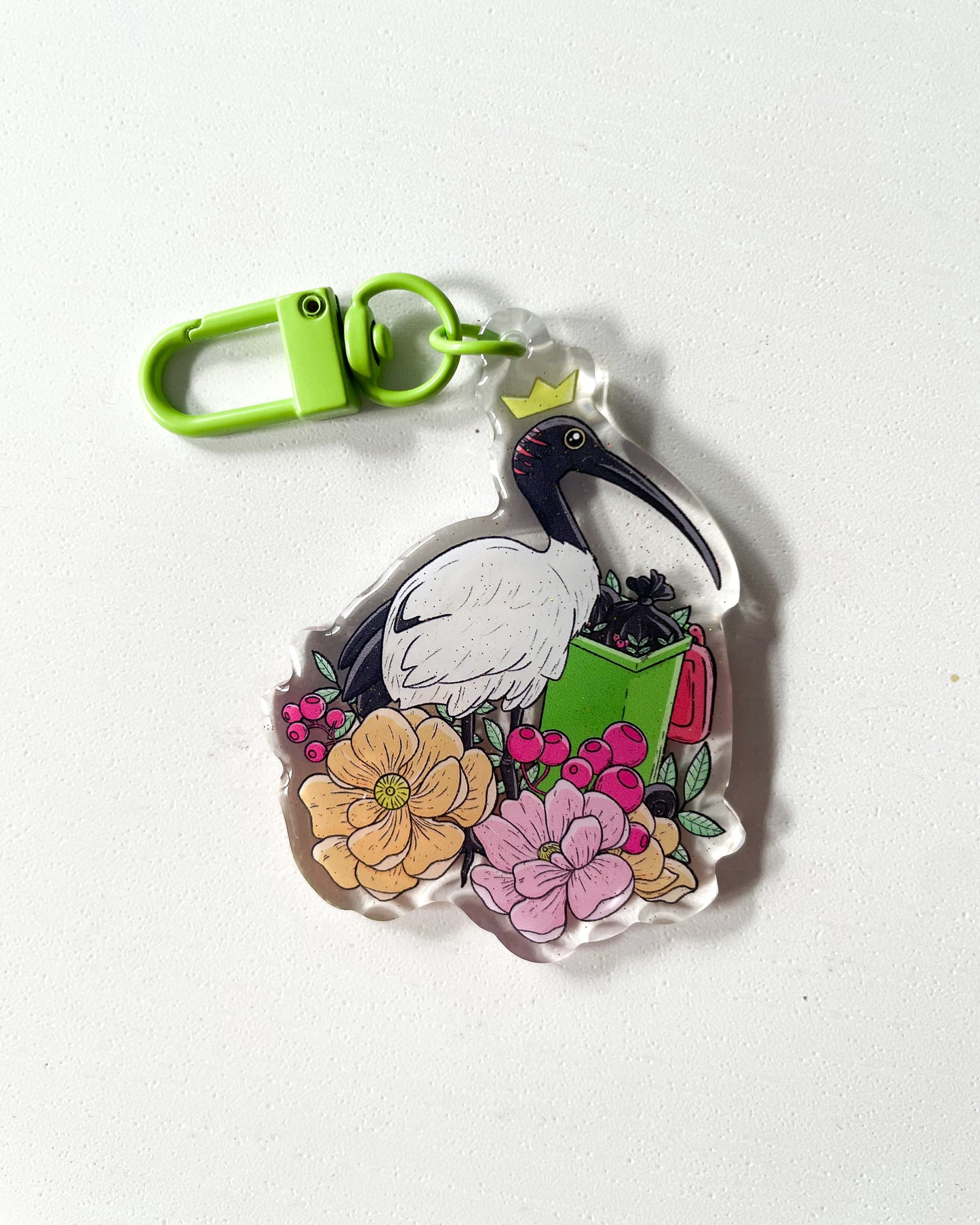 Bin Chicken / Australian Ibis Keychain