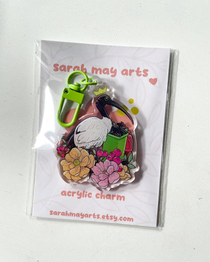 Bin Chicken / Australian Ibis Keychain