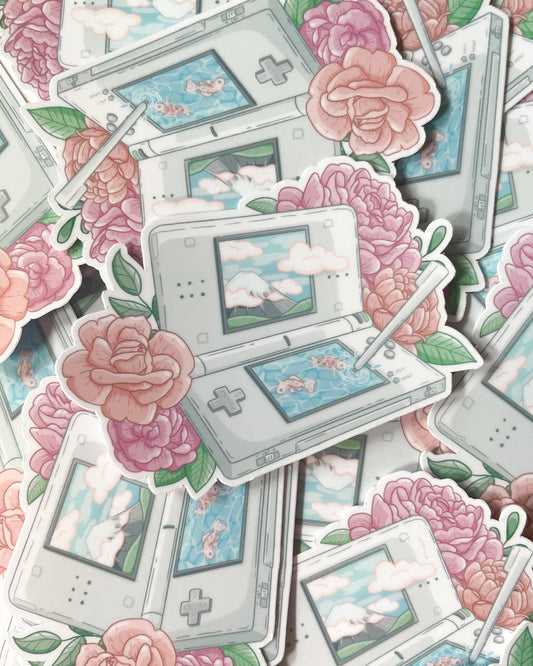 Dual-Screen Handheld Waterproof Die Cut Sticker