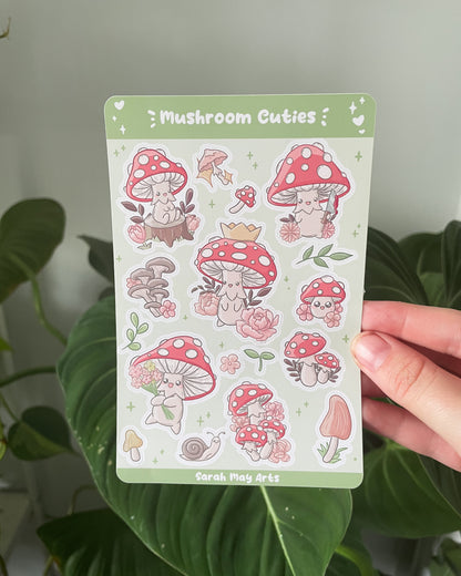 Helaian Pelekat Cendawan Cuties