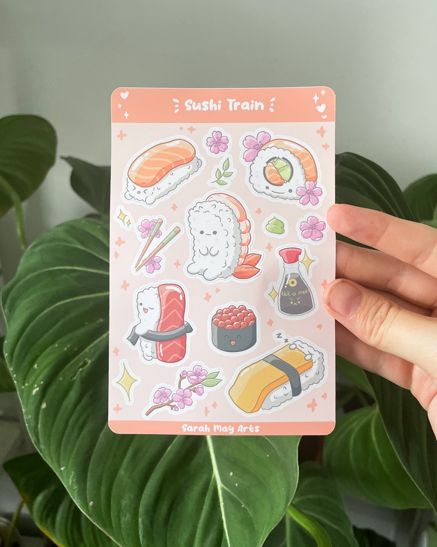 寿司列车贴纸