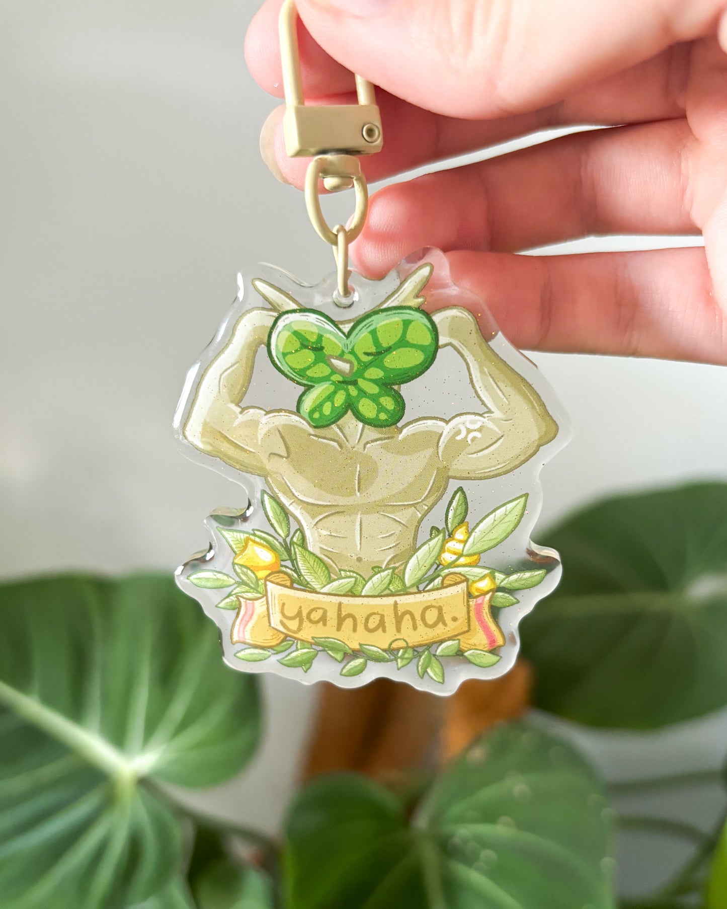 Buff Forest Spirit Keychain