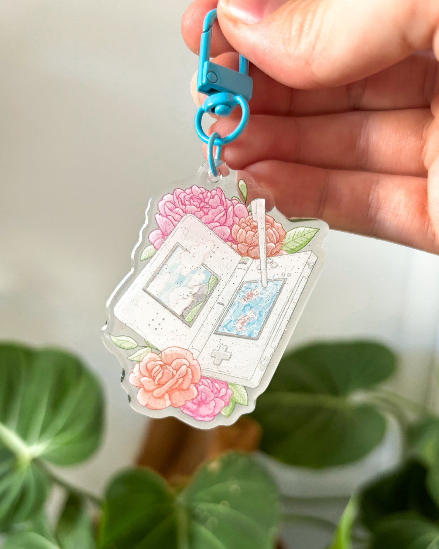 Dual-Screen Handheld Keychain