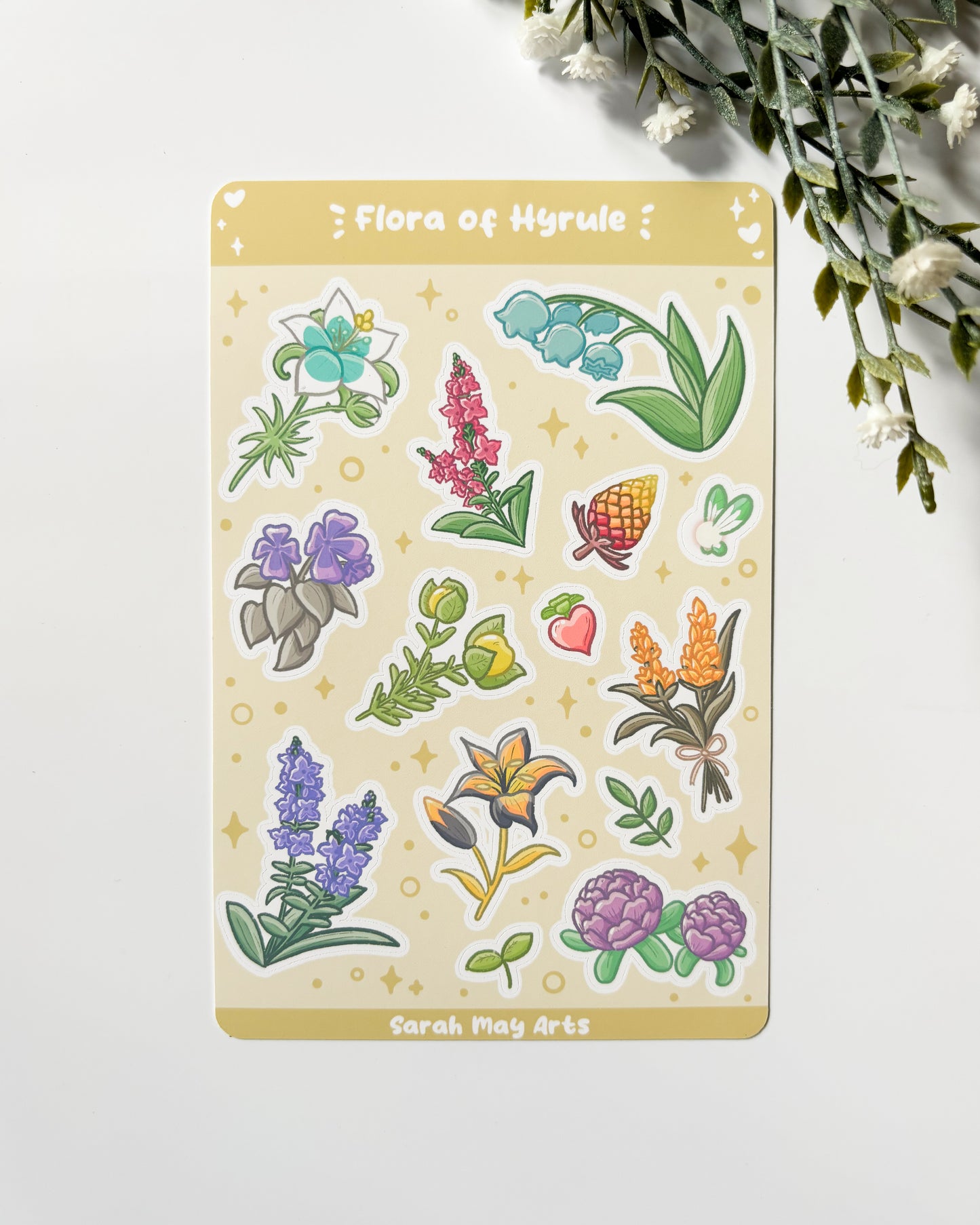 Flora of the Kingdom Sticker Sheet