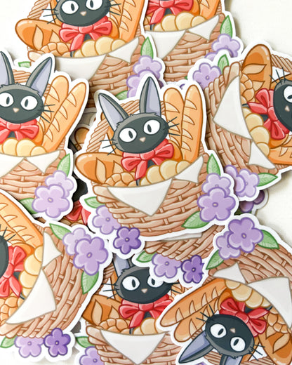 Pelekat Potongan Mati Kalis Air Kucing Hitam Bakeri