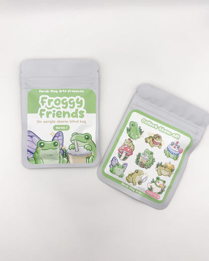 Beg Buta Rantai Kunci Froggy Friends