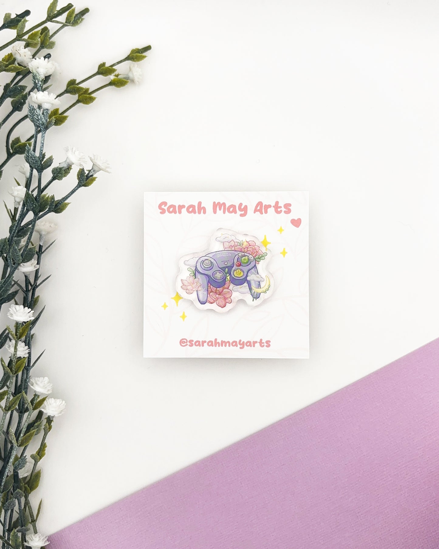 立方体控制器亚克力别针