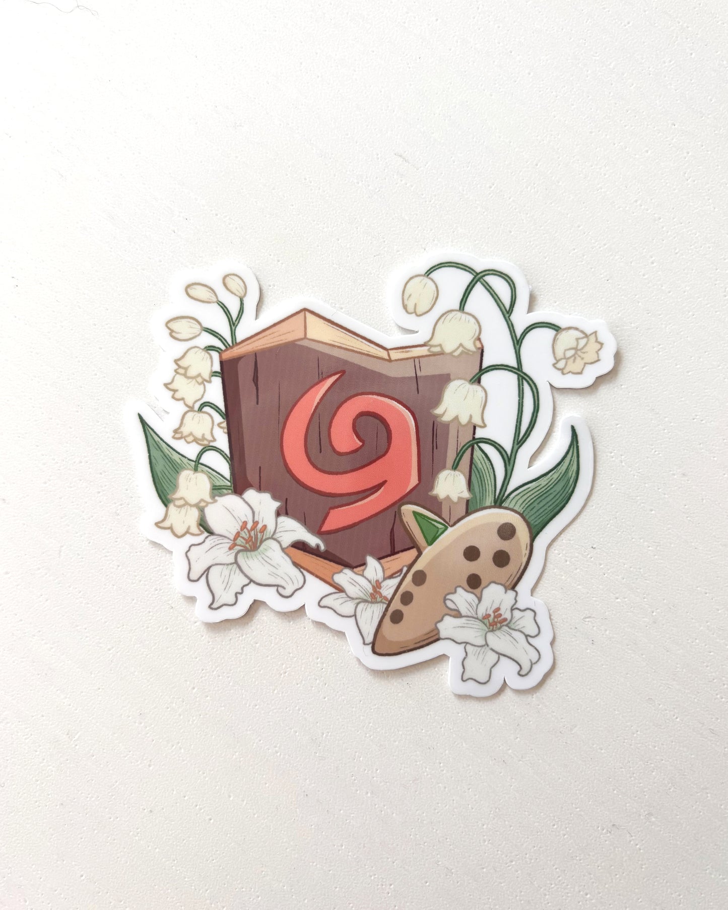 Forest Child Waterproof Die Cut Sticker