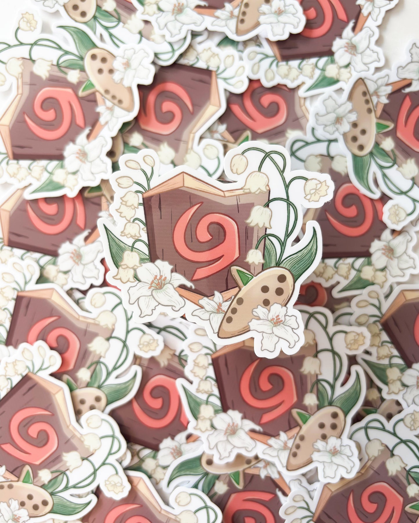 Forest Child Waterproof Die Cut Sticker