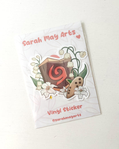 Forest Child Waterproof Die Cut Sticker