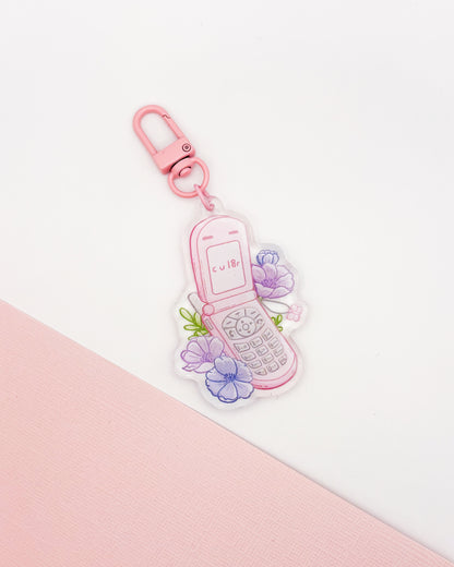 Flip Phone Keychain