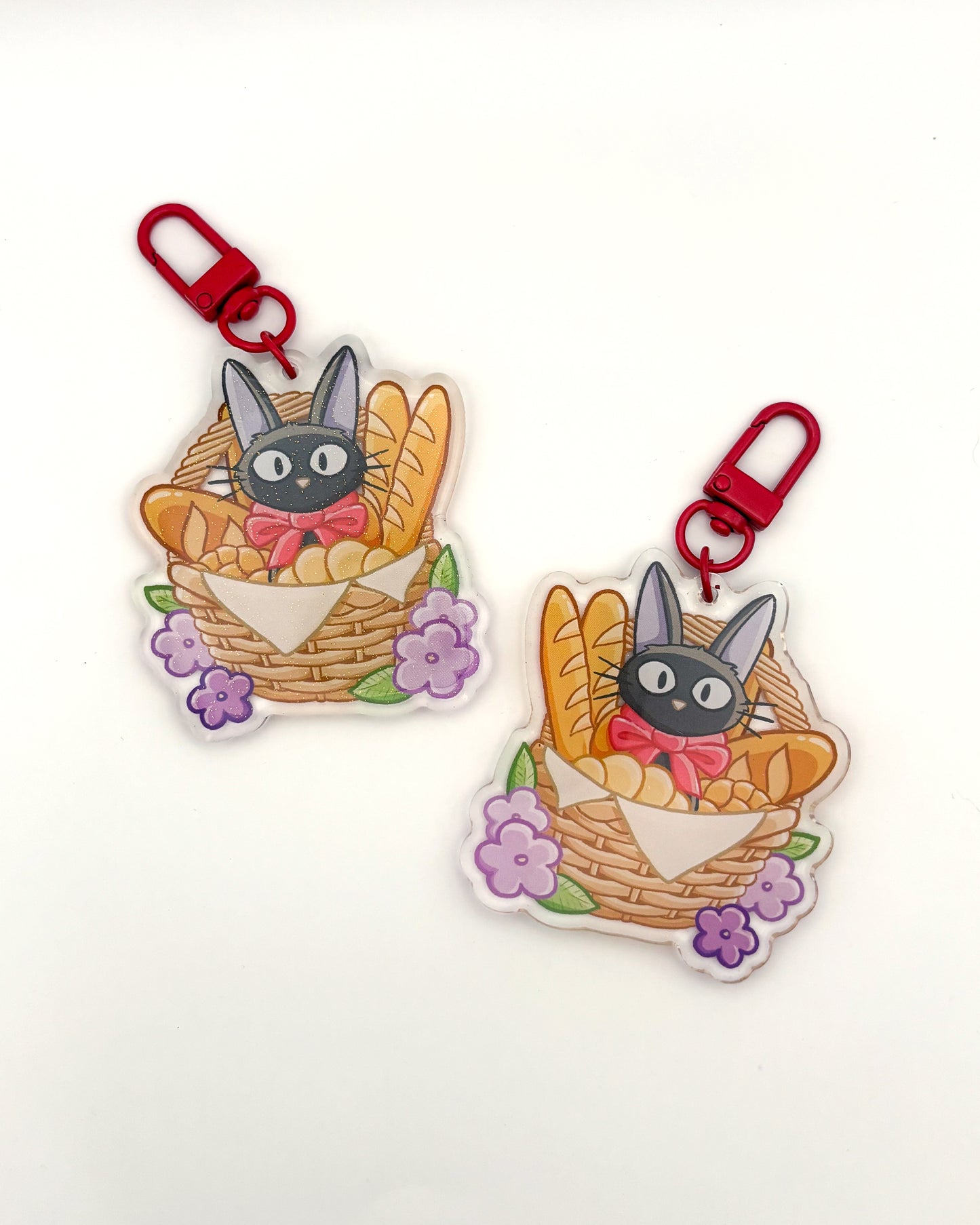 Bakery Black Cat Keychain