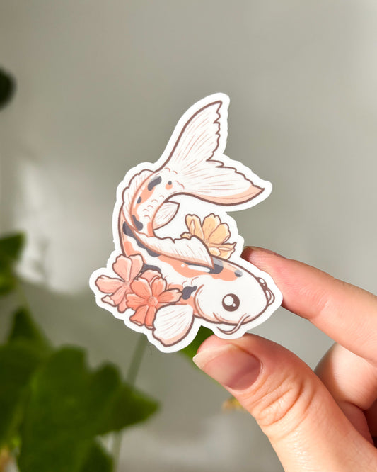 Pelekat Potongan Mati Kalis Air Koi