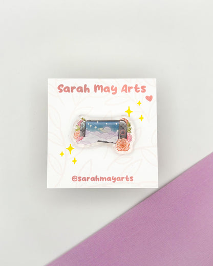 Handheld Console 2 Acrylic Pin