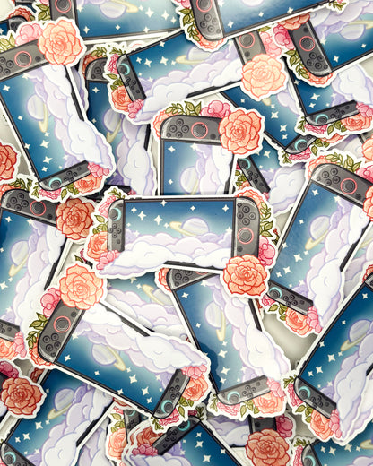 Pelekat Potongan Dadu Kalis Air Konsol Genggam 2