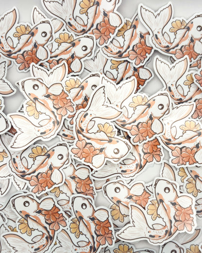 Pelekat Potongan Mati Kalis Air Koi