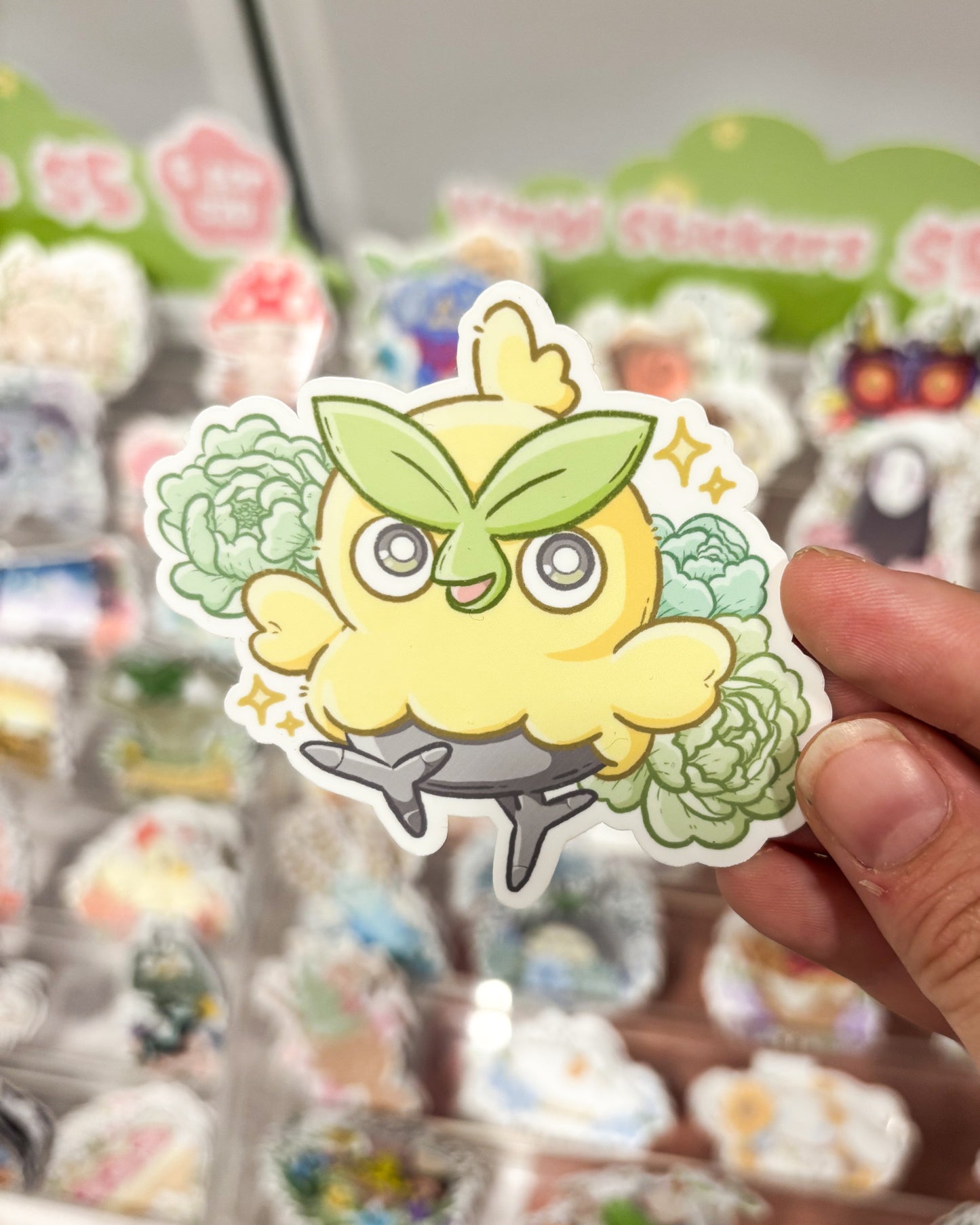 Brow Bird Waterproof Die Cut Sticker
