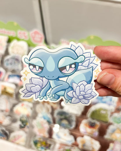 Water Gecko Waterproof Die Cut Sticker