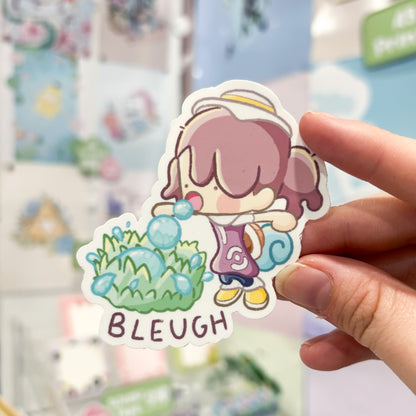 Water Gun Waterproof Die Cut Sticker