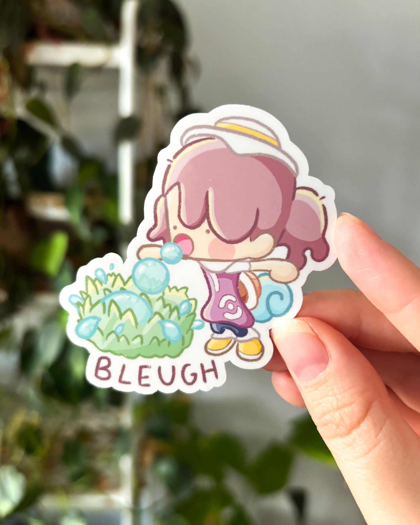 Water Gun Waterproof Die Cut Sticker