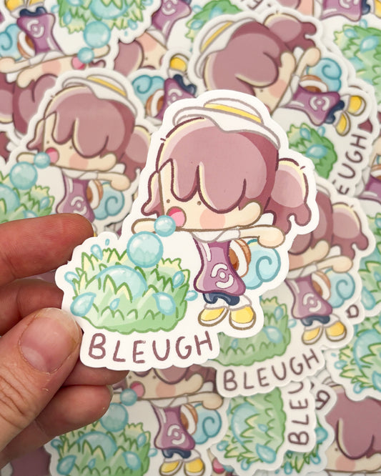 Water Gun Waterproof Die Cut Sticker