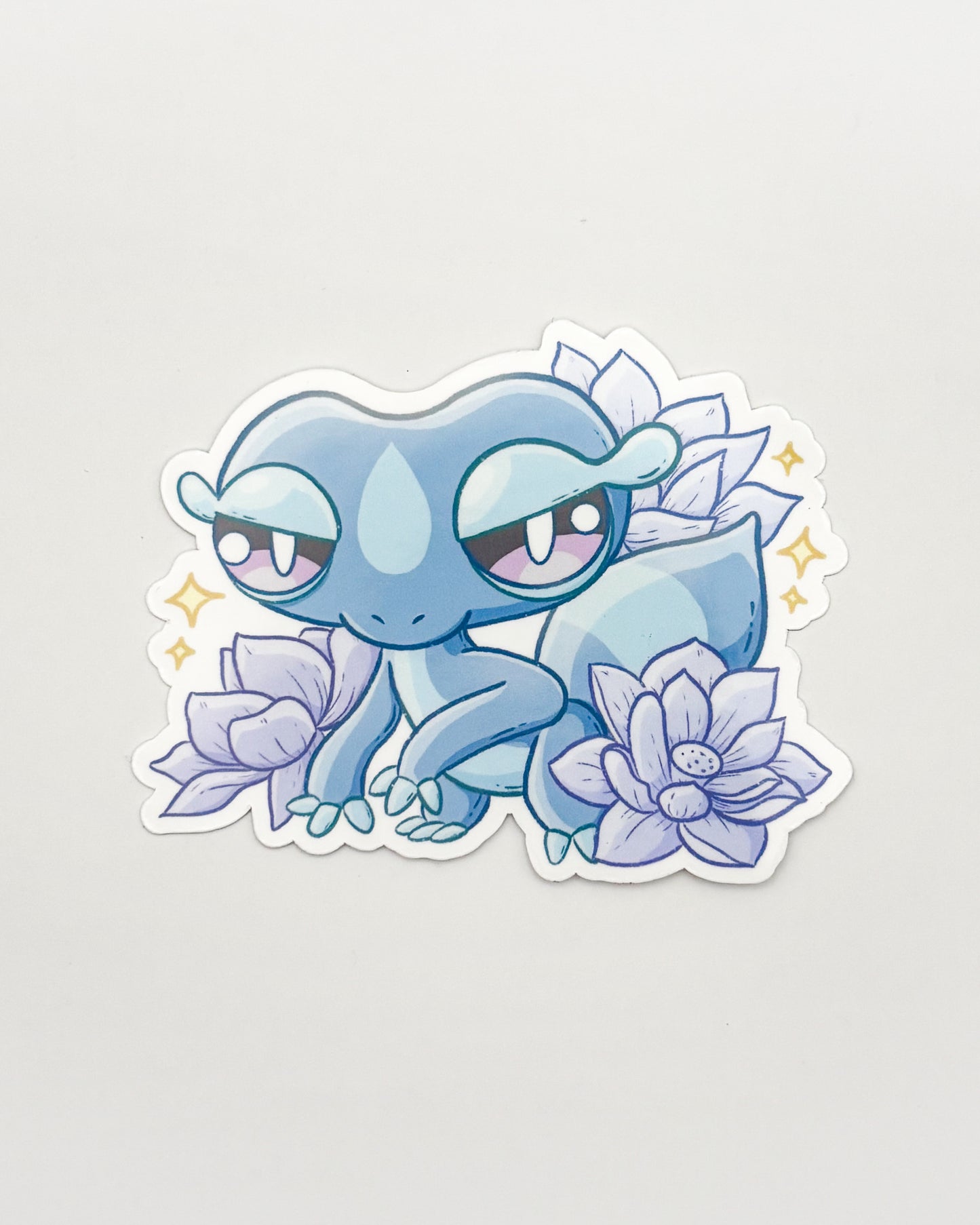 Water Gecko Waterproof Die Cut Sticker
