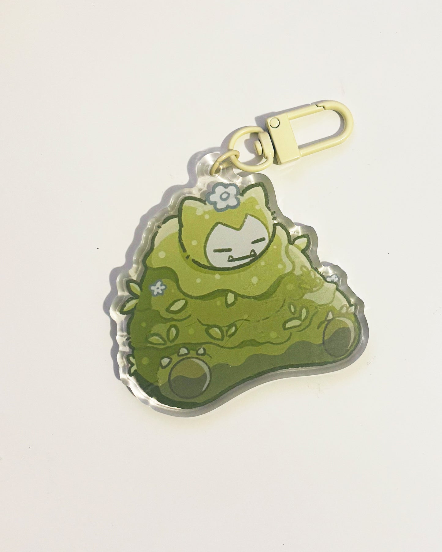 Moss Bear Keychain