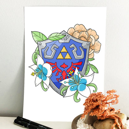 Hero's Shield Print