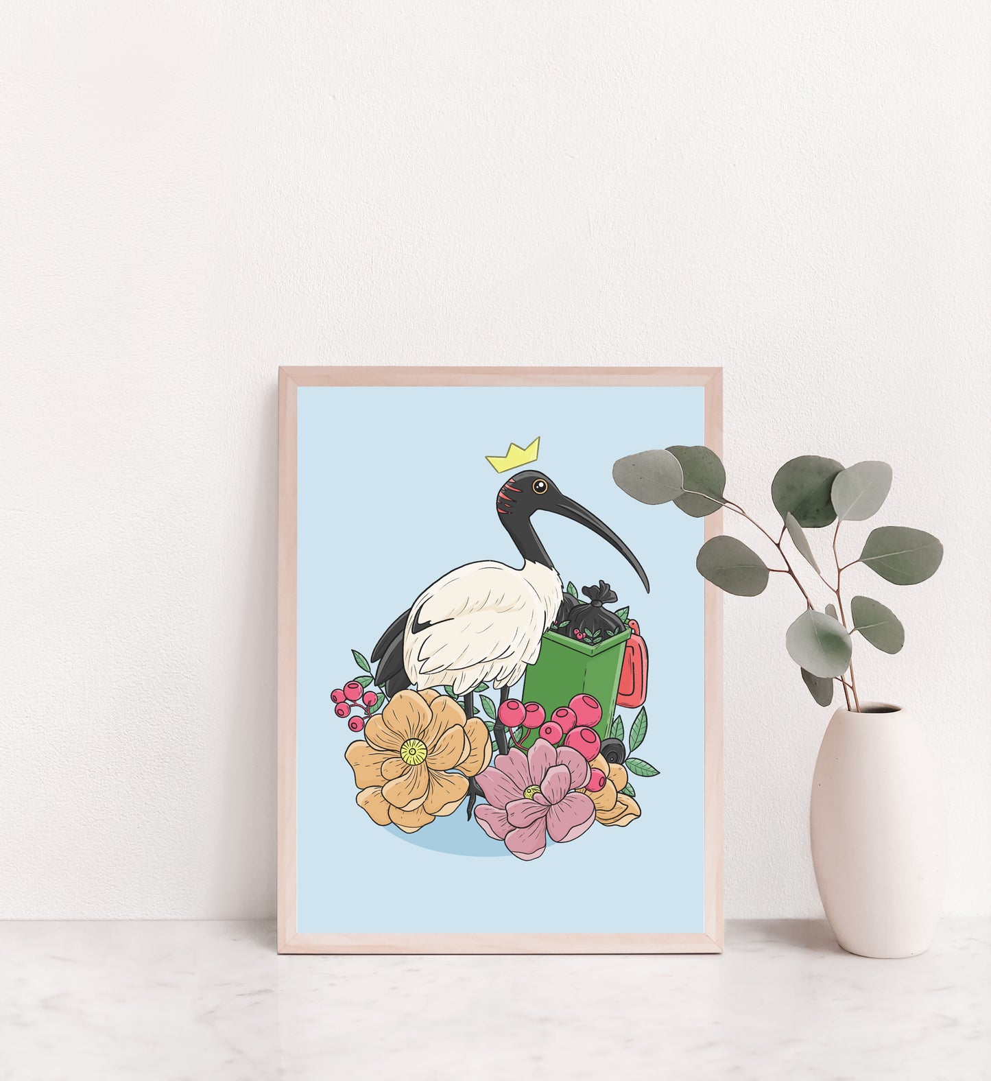 Bin Chicken / Australian Ibis Print