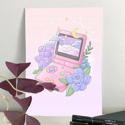 Game Girl SP Print