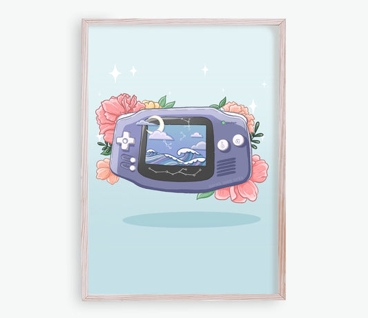 Game Girl Print
