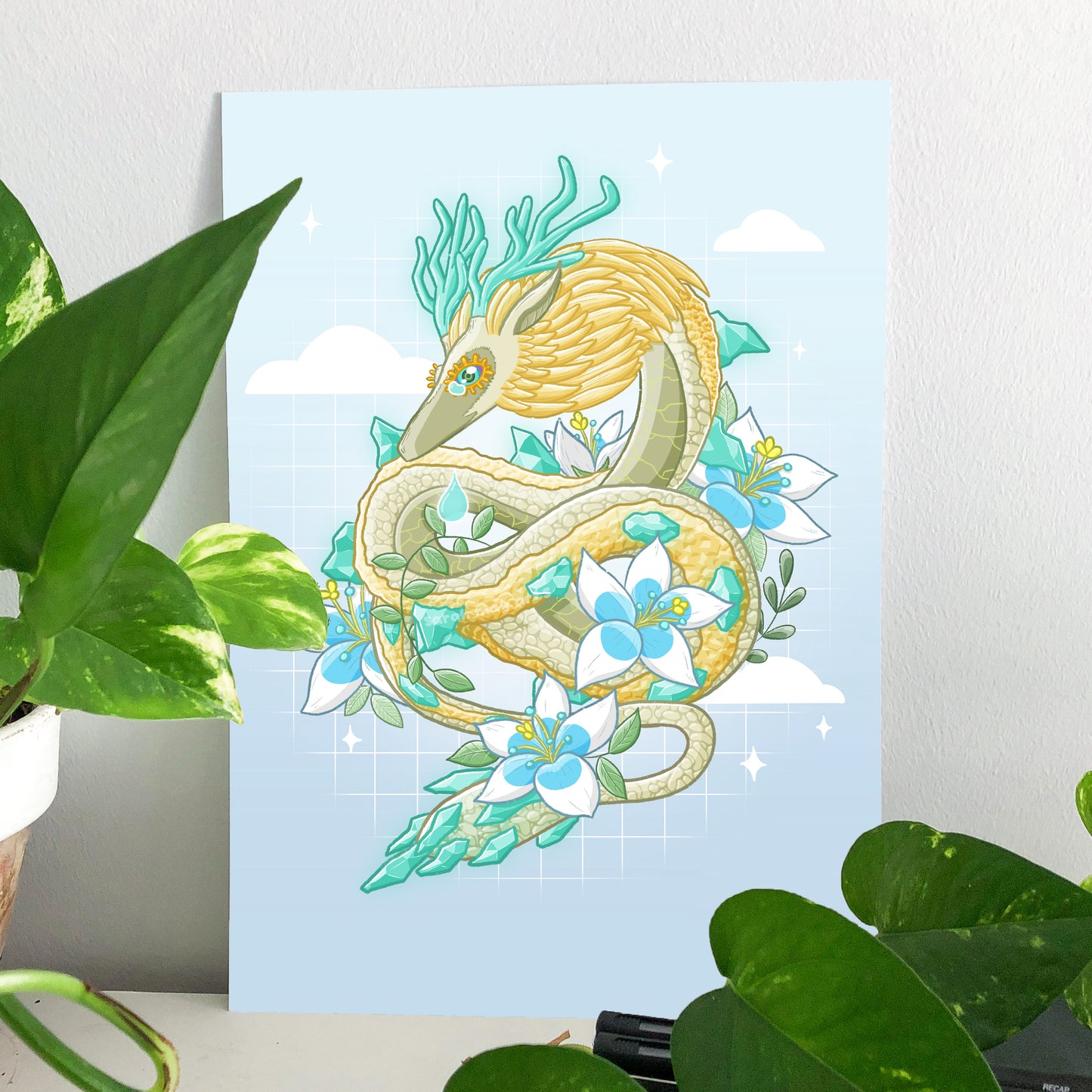 Tearful Dragon Print