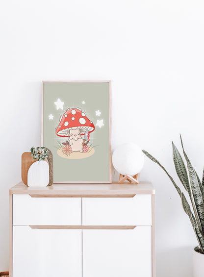 Mushroom Knife Print