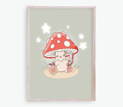 Mushroom Knife Print