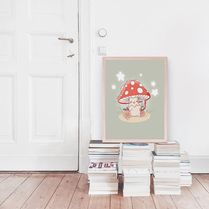 Mushroom Knife Print